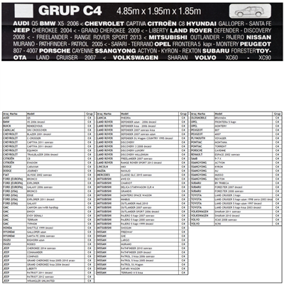 Guard Jeep Grup C4 Oto Branda XXL