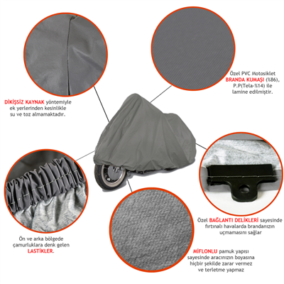 Guard Motosiklet Branda L Beden (600 cc-1150 cc)