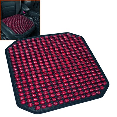 Guard Oturma Minderi Ahşap Boncuklu Kırmızı 733.R