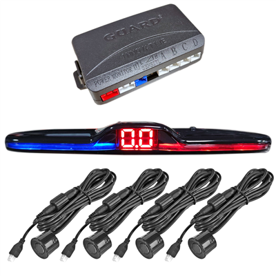 Guard Park Sensörü Led Ekranlı (Mercedes Model) Ses İkazlı Siyah PS.MC.345