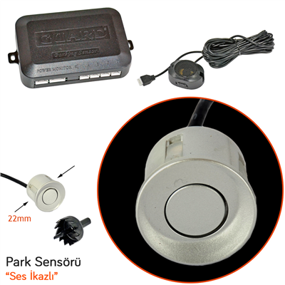Guard Park Sensörü Ses İkazlı 22 mm Gri