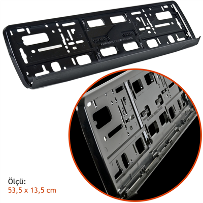 Guard Plaka Altlığı Euro Siyah (Tekli)