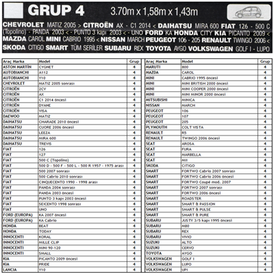 Guard Standart Grup 4 Oto Branda S