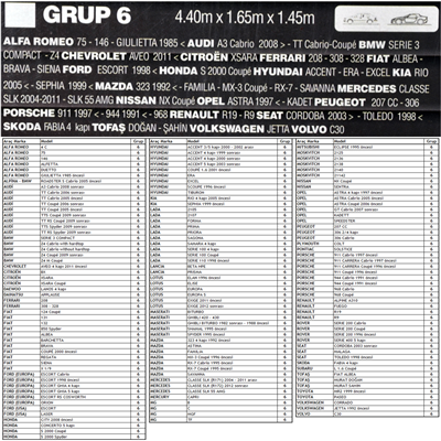 Guard Standart Grup 6 Oto Branda S