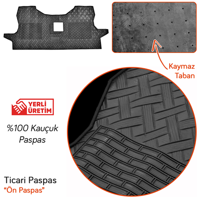 İmage Ford Transit (T12/T15) 1992-2002 Kauçuk Paspas Ticari