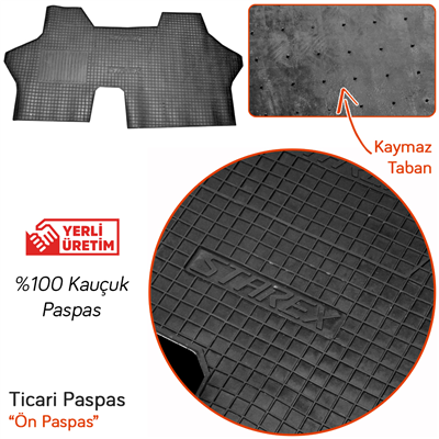 İmage Hyundai Starex 1997-2007 Kauçuk Paspas Ticari