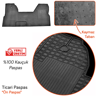 İmage Renault Master 1998-2009 /Trafic 2001-2014 Kauçuk Paspas Ticari