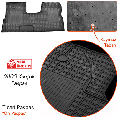 İmage Renault Trafic 2001-2024 /Master 1998-2009 Kauçuk Paspas Ticari