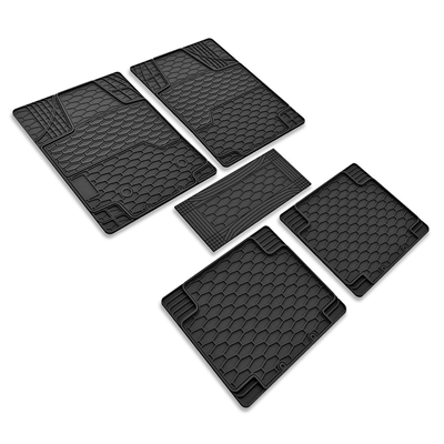 İmage Smyrna Siyah Üniversal Paspas Kauçuk