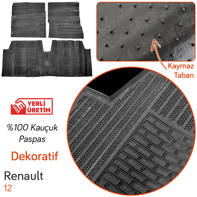 İtibar Dekoratif Renault 12 Paspas