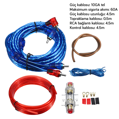 KGN Amfi Kablo Tesisat Montaj Seti 8-GA Kit (Anfi) TP X9 4800003-1