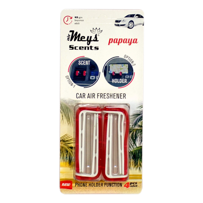 Meys Vent Clipps Havalandırma Koku Papaya (Kırmızı)