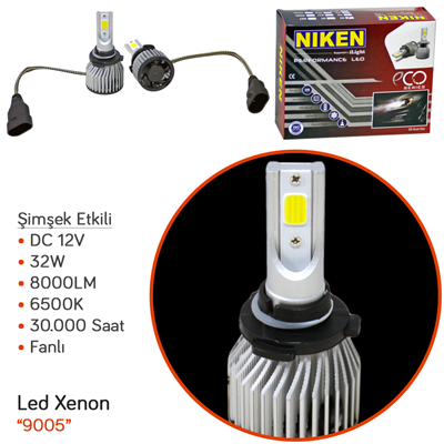 Niken 9005-HB3 Led Xenon Eco Serisi 40W 4000 LM