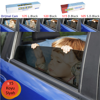 Niken Çizilmez 152 cm x 60 Mt %05 S.D.Black Cam Filmi