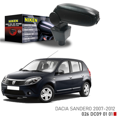 Niken Dacia Sandero 2007-2012 Kol Dayama Siyah