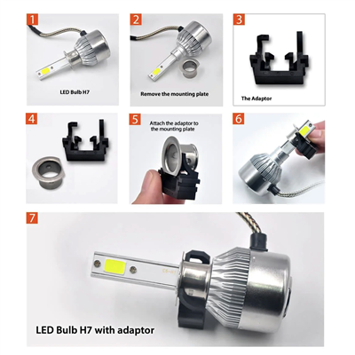 Niken H1 Ford Focus High Beam Led Far Montaj Adaptörü 061 001 01 09