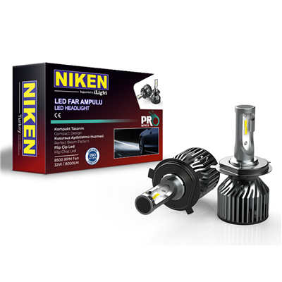 Niken H4 Led Xenon Pro Serisi 32W 3200 LM