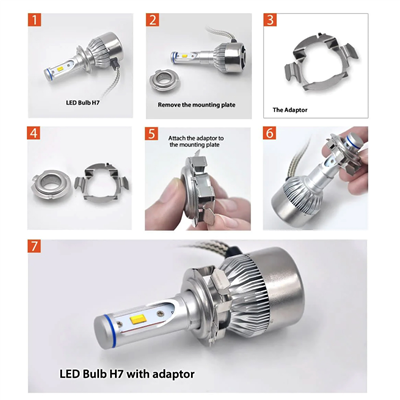 Niken H7 Audi A3-A4L-A6L Led Far Montaj Adaptörü 061 001 01 16