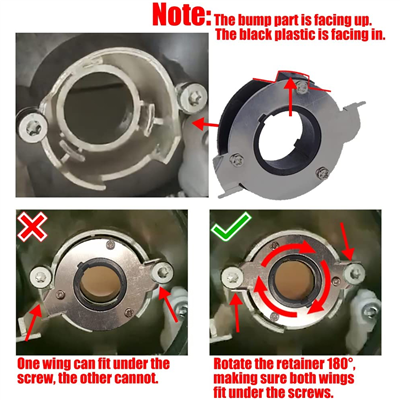 Niken H7 Audi A3/Bmw 5 Serisi/Qashqai Led Far Montaj Adaptörü 061 001 01 05