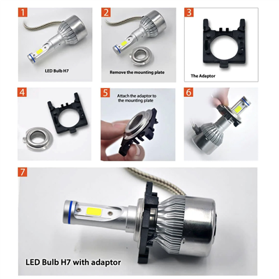 Niken H7 Ford Focus Low Beam Led Far Montaj Adaptörü 061 001 01 10