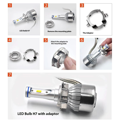 Niken H7 Touareg/Octavia Old/Opel Led Far Montaj Adaptörü 061 001 01 15