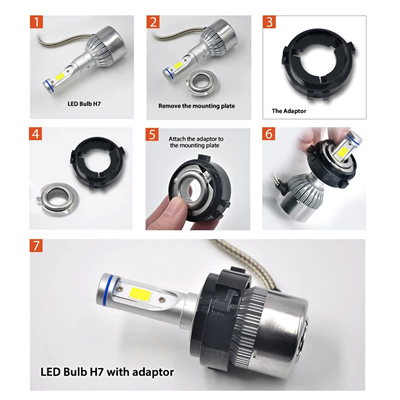 Niken H7 Volkswagen Golf 6-7 Led Far Montaj Adaptörü 061 001 01 06