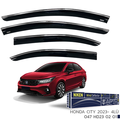 Niken Honda City 2019+ Kromlu Cam Rüzgarlığı 4 lü