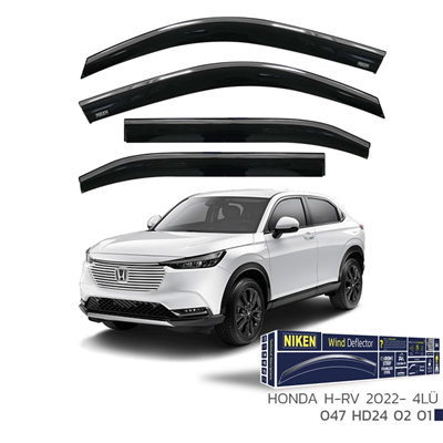 Niken Honda HR-V 2022+ Kromlu Cam Rüzgarlığı 4 lü