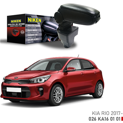Niken Kia Rio 2017-2021 Kol Dayama Siyah