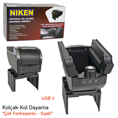Niken Kolçak Çok Fonksiyonlu (USB li) Siyah 026 001 06 01