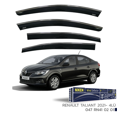Niken Renault Taliant 2021+ Kromlu Cam Rüzgarlığı 4 lü