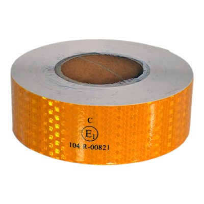 NYF Fosfor Bant Petekli Reflektiv 5,5 cm x 50 mt Sarı (E Belgeli) BX14 065