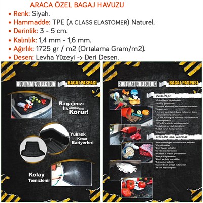 NYF Jeep Compass (J4U) 2026+ (Üst) Bagaj Havuzu