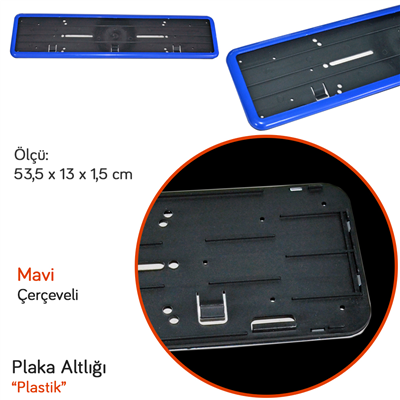 NYF Mefsa Plaka Altlığı Tak Kolay Uzun Mavi (Tekli)