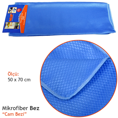 NYF Mikrofiber Bez Cam Baklava Desen 50x70 cm 22405
