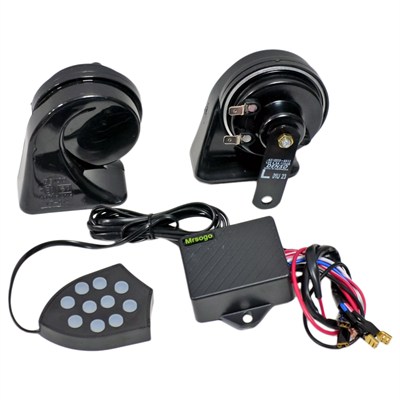 NYF Mrsogo 12V Elektronik Salyangoz Korna Siren 10 Ses (410Hz-150dB)