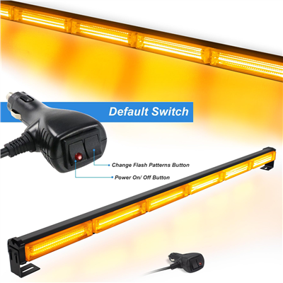 NYF Off Road Led Bar 12-24V 108W 90 cm Cob Led Turuncu 12 Modlu Ayarlı 90x4x4 cm