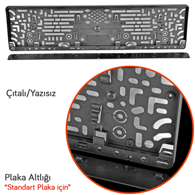 NYF Plaka Altlığı Yazısız Çıtalı (Tekli)