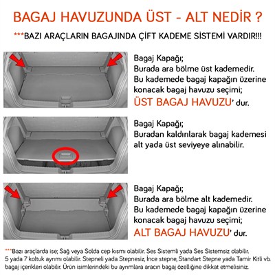 NYF Suzuki Jimny 4 2019+ (2 Parçalı-Çantasız Model) Bagaj Havuzu