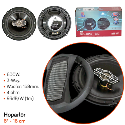 NYF TRG-1065 Hoparlör 16 cm - 6 inç 600W