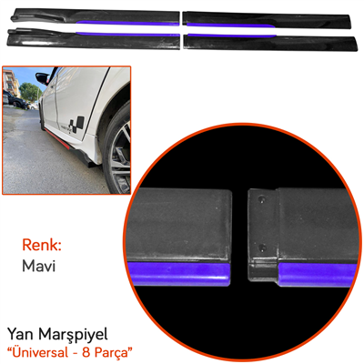 NYF Yan Marşpiyel Üniversal 8 Parça Mavi