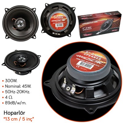 Oscar 13 cm Hoparlör 5 inç 300W OSN-2523
