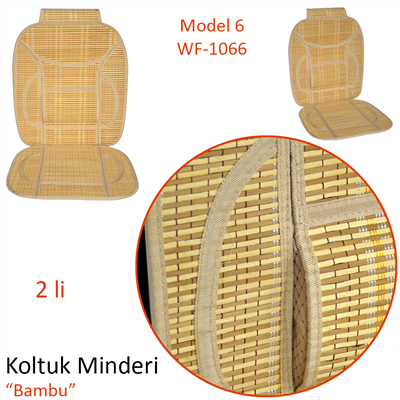 PMX Koltuk Minderi Bambu Bej 2 li Model 6 WF-1066