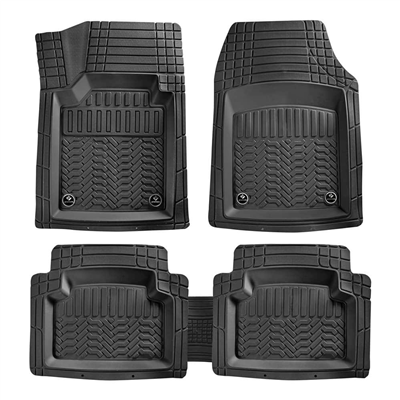 Promats Maximum 4D Siyah Üniversal Havuzlu Paspas 5 Parça