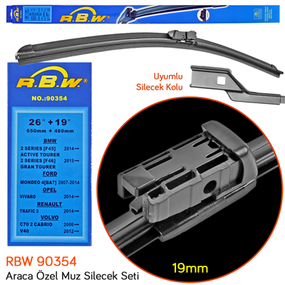 RBW 90354 Ford Mondeo 4 (BA7) 2007-2014 Ön Silecek Takımı