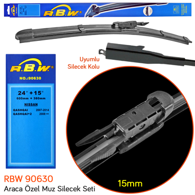 RBW 90630 Nissan Qashqai 1 2007-2013 Ön Silecek Takımı
