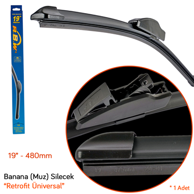 RBW 91019 Retrofit Üniversal 19 inç / 480 mm Muz Silecek