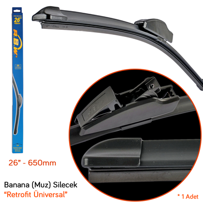 RBW 91026 Retrofit Üniversal 26 inç / 650 mm Muz Silecek