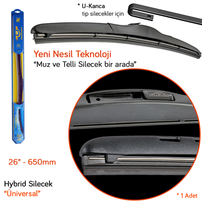 RBW 92726 Hybrid Üniversal 26 inç / 650 mm Silecek