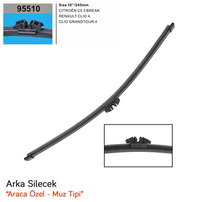 RBW 95510 Citroen C5 Break 2008-2017 Arka Muz Silecek